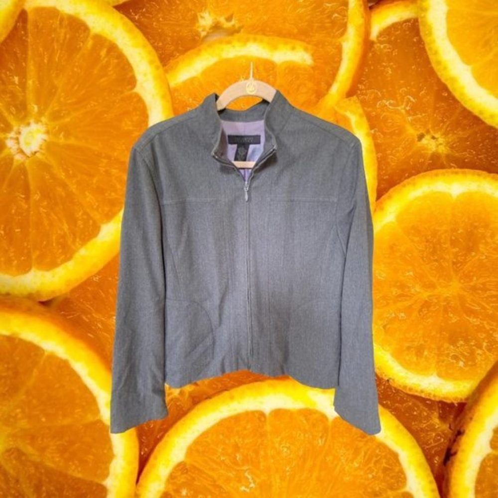 THE Limited Stretch Jacket Gray Size Large